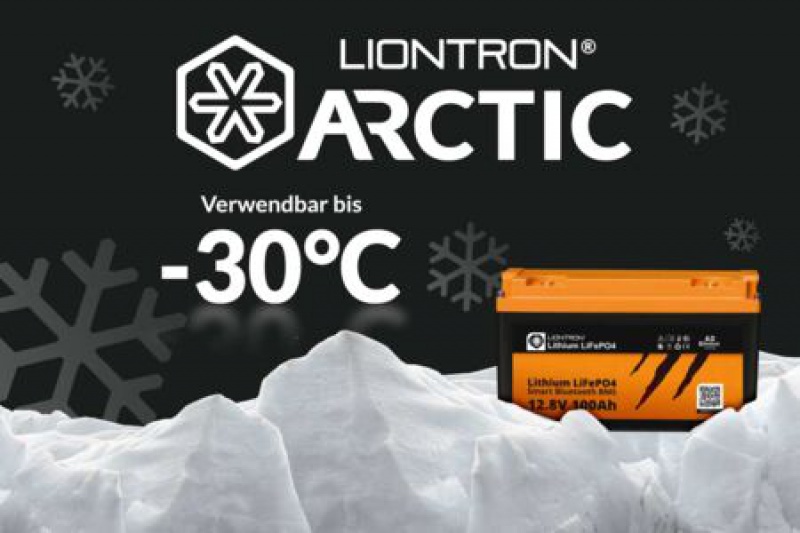 LIONTRON LiFePO4 12,8V 100Ah LX Arctic smart met BMS en bluetooth