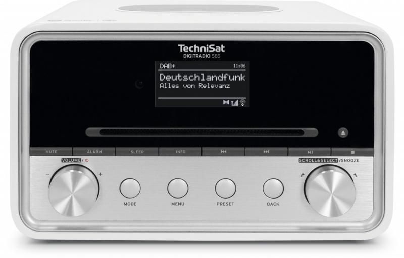 Technisat DigitRadio 585 wit Dab+ MP3/CD multiroom