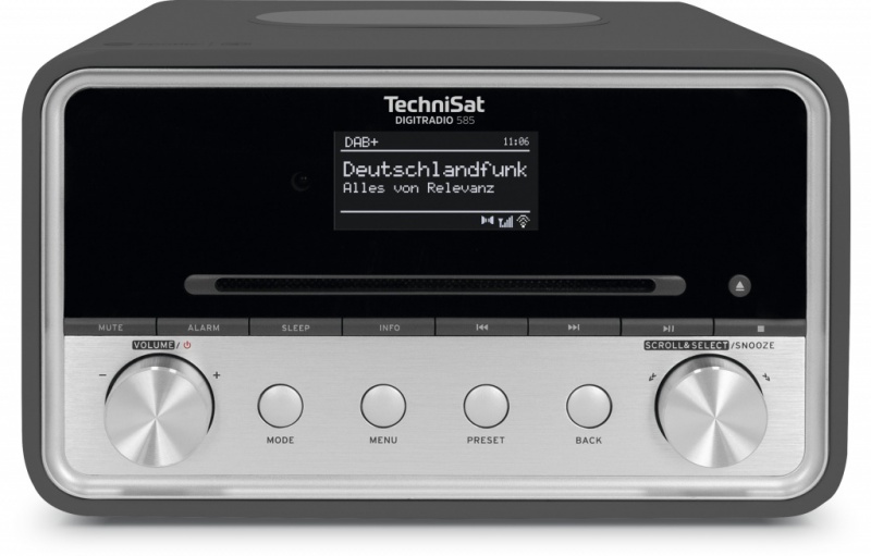 Technisat DigitRadio 585 antraciet Dab+ MP3/CD multiroom