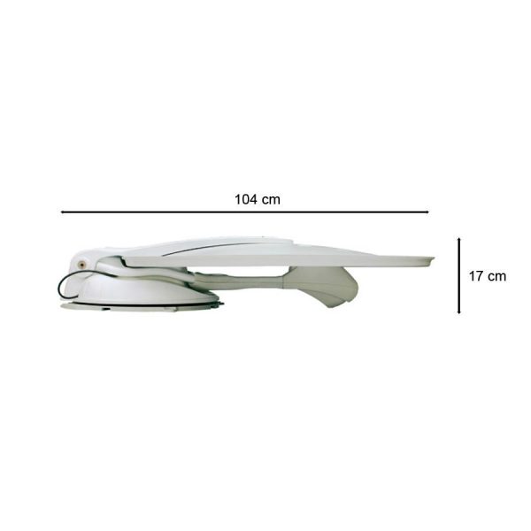 Teleco Flatsat SKEW Easy BT 90 SMART, P16 SAT, Bluetooth GPS Zelfzoekend Satelliet systeem - Afbeelding 2