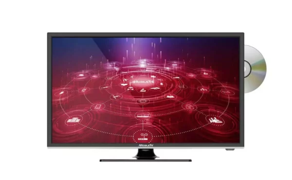 Mobile/Alphatronics 48cm LED TV 19 Inch met DVB-S/S2, DVB-T/T2 Tuner en DVD