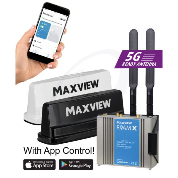 Maxview Roam X LTE/Wifi-antenne + 4G/5G wit - Afbeelding 2